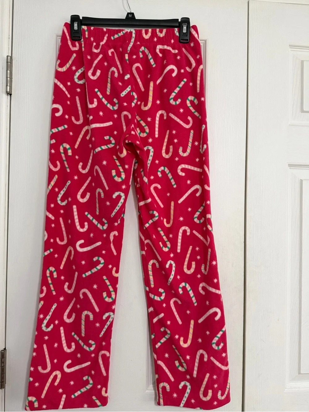 Old navy candy cane fleece pajama pants girls size XL 14/16 Christmas holiday